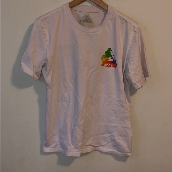 Palace Tri-Ferg Smudge T-Shirt White - Picture 3 of 9